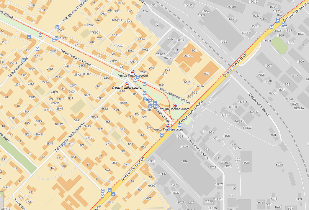 Улица Подбельского